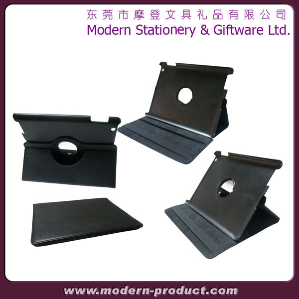 2012 New design 360 rotation for ipad case leather