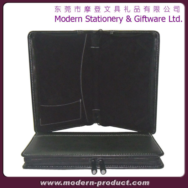 High grade black classical leather kindle cover