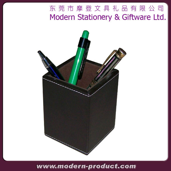 High quality classical leather pen holder