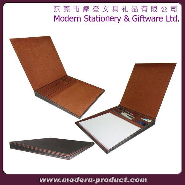 High quality multi-function leather stationary box