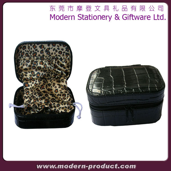 new design fashionable leather Jewelry box