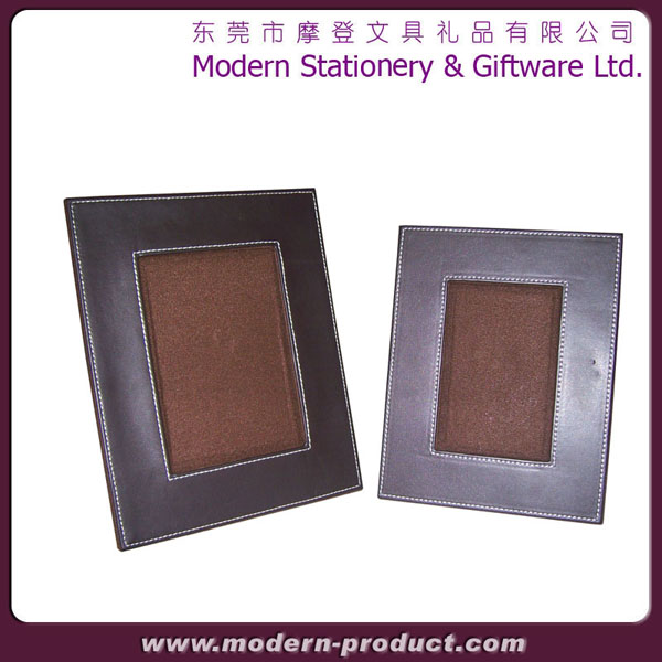 2013 high grade classical leather photo frame