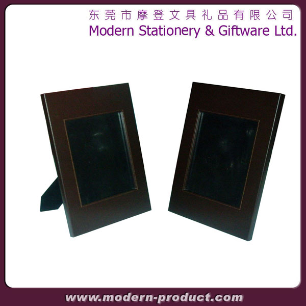 Highly quality table leather photo frame